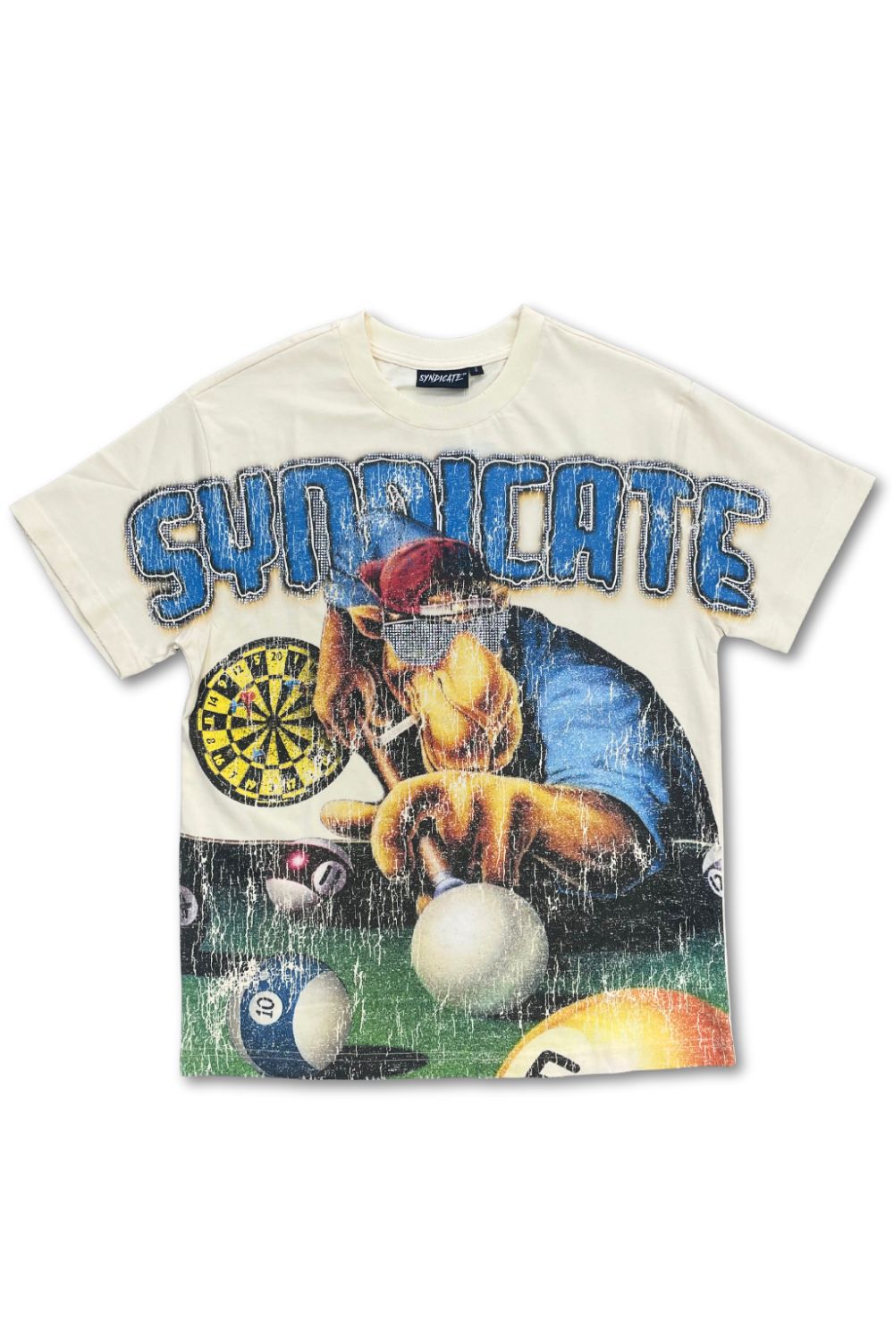 Syndicate 8 Ball T - Shirt - Cream