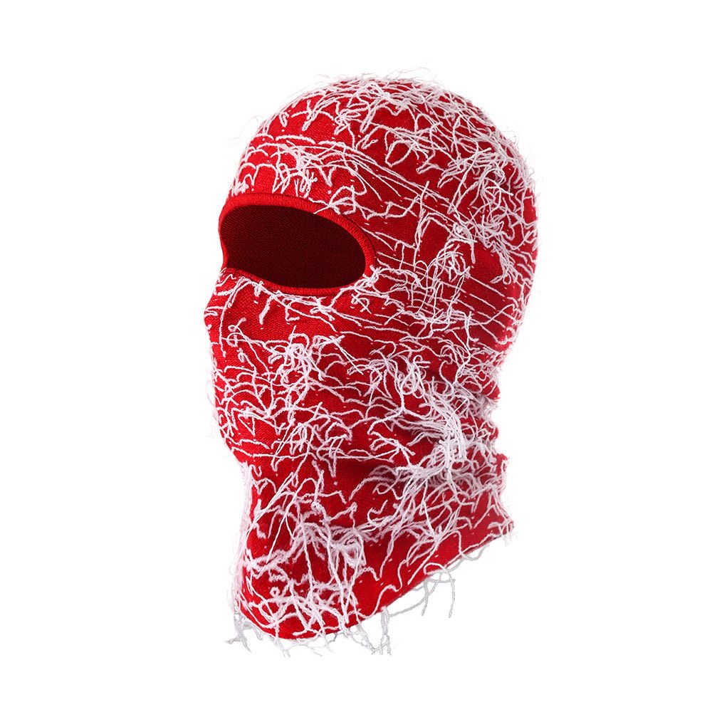 Sheisty Mask - Ski Mask - Balaclava Mask - Red/White