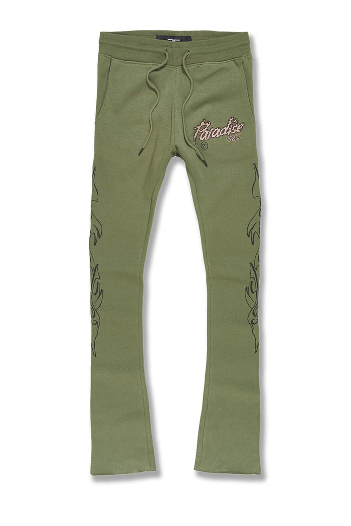 Jordan Craig -Paradise Tour Stacked Sweatsuit - Sage