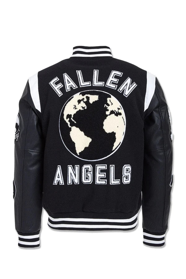 Jordan Craig- Fallen Angels Varsity Jacket -Black