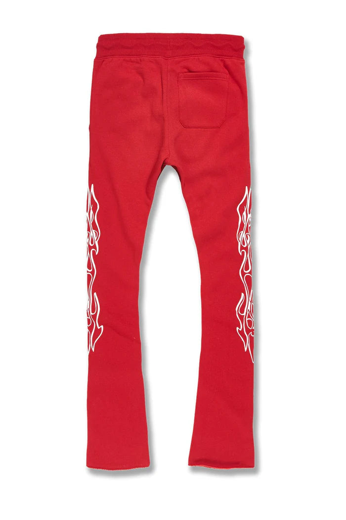 Jordan Craig -Paradise Tour Stacked Sweatsuit - Red