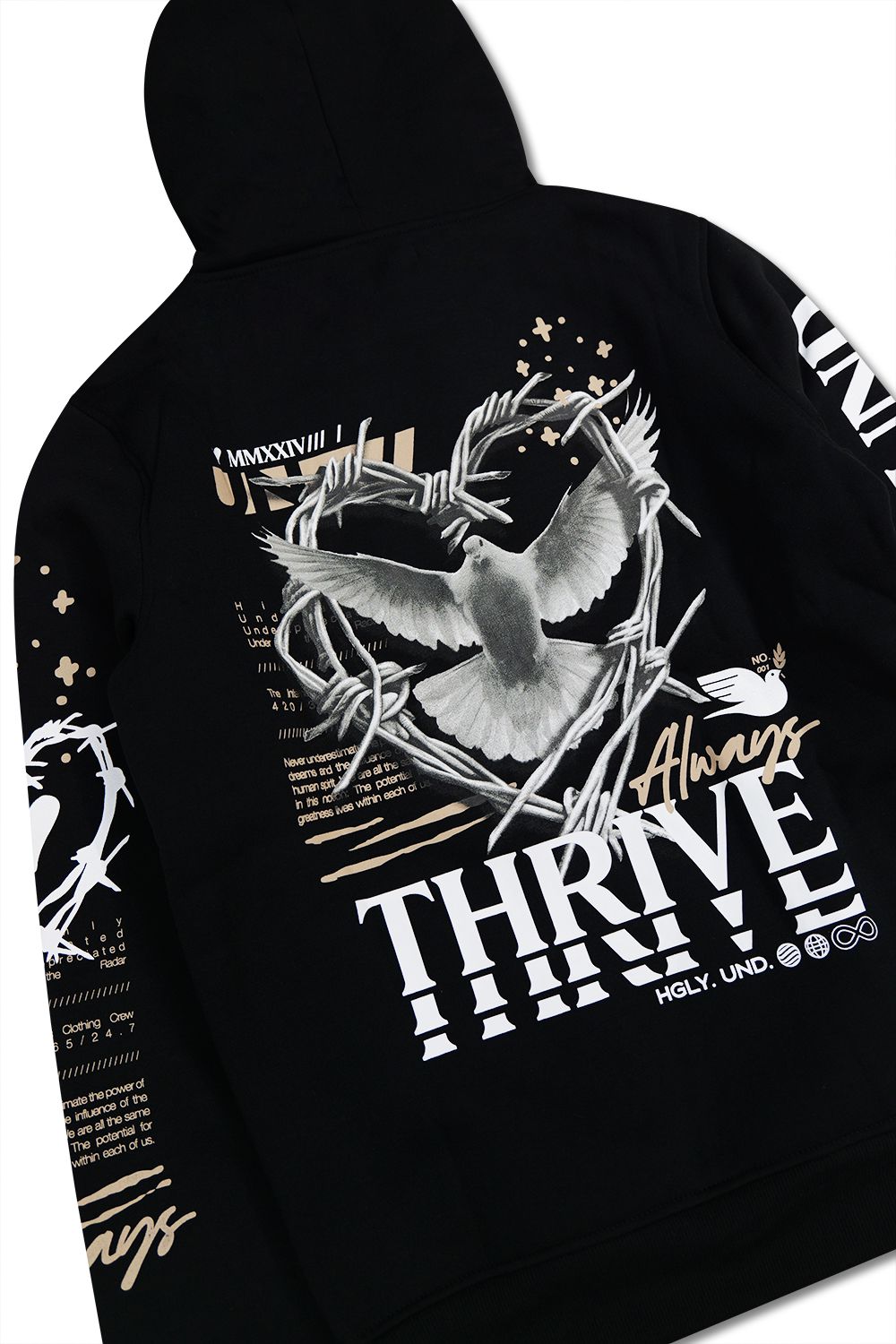 Undrtd -Thrive Stacked Sweatsuit - Black