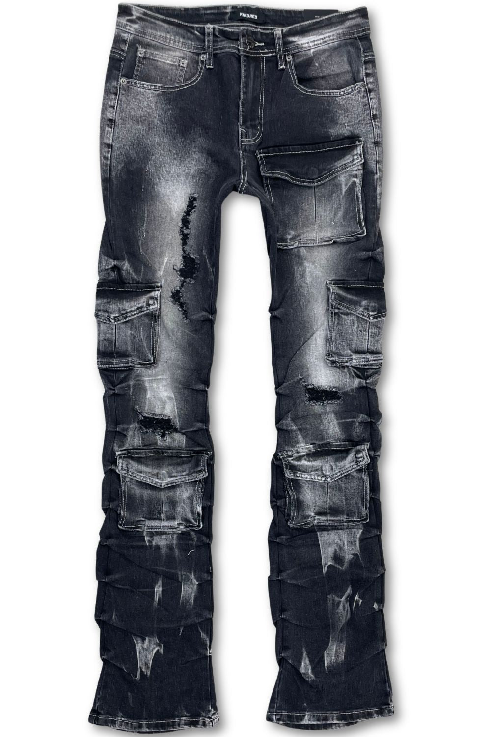 Kindred Stacked Jeans - Alaska Black