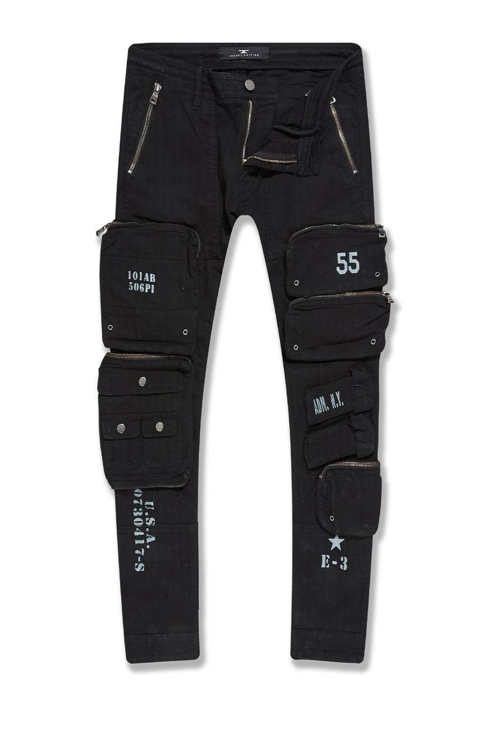Jordan Craig Infantry Division Field Cargo Jeans- Black
