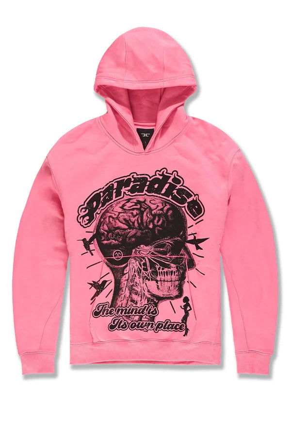 Jordan Craig -Cranial Paradise Pullover Hoodie -Pink