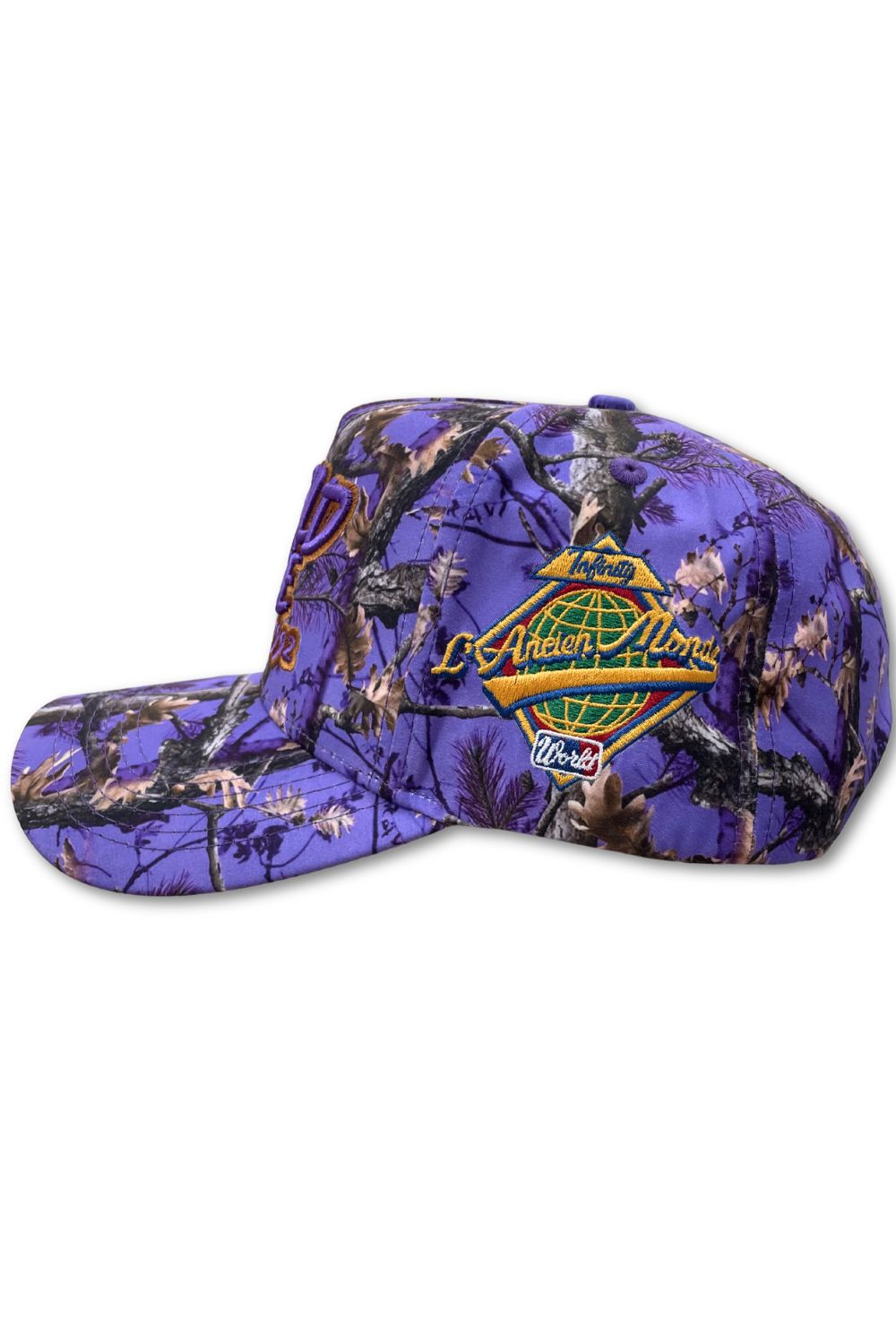 World Wyde Camo Trucker Hat - Purple