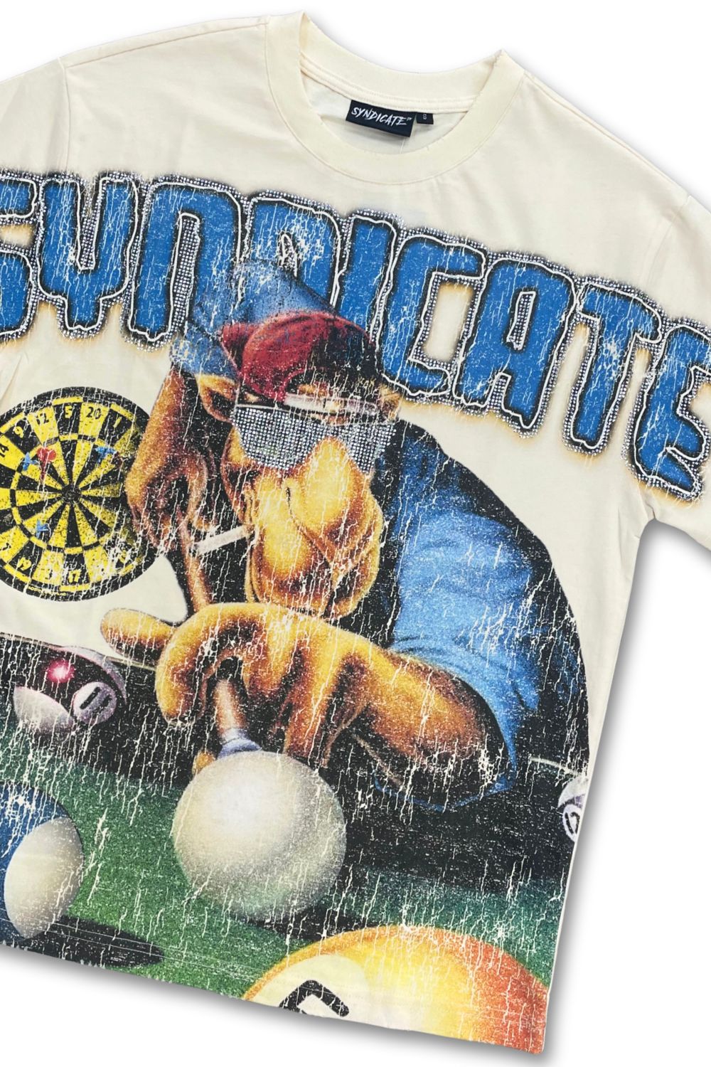 Syndicate 8 Ball T - Shirt - Cream