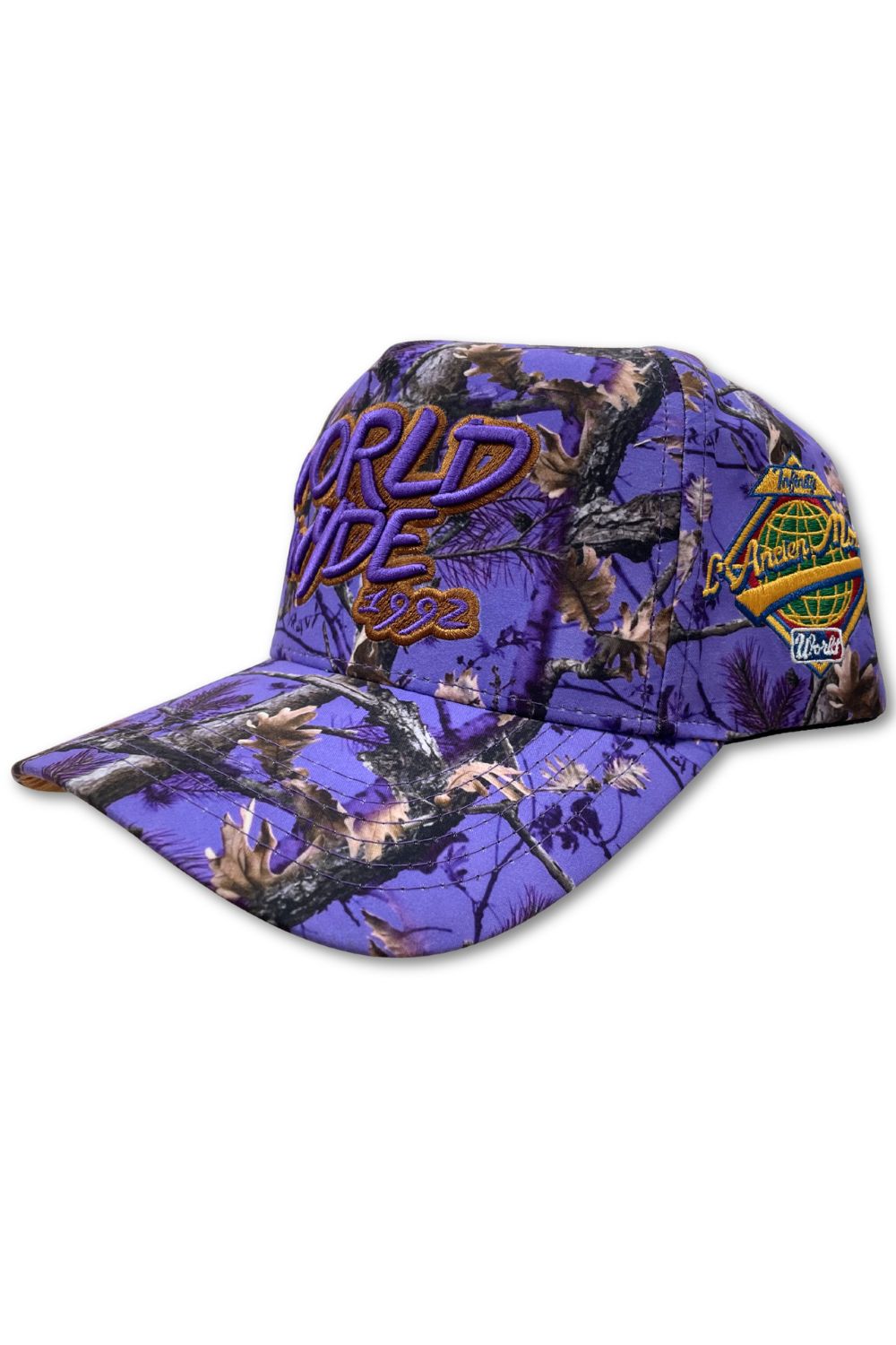 World Wyde Camo Trucker Hat - Purple