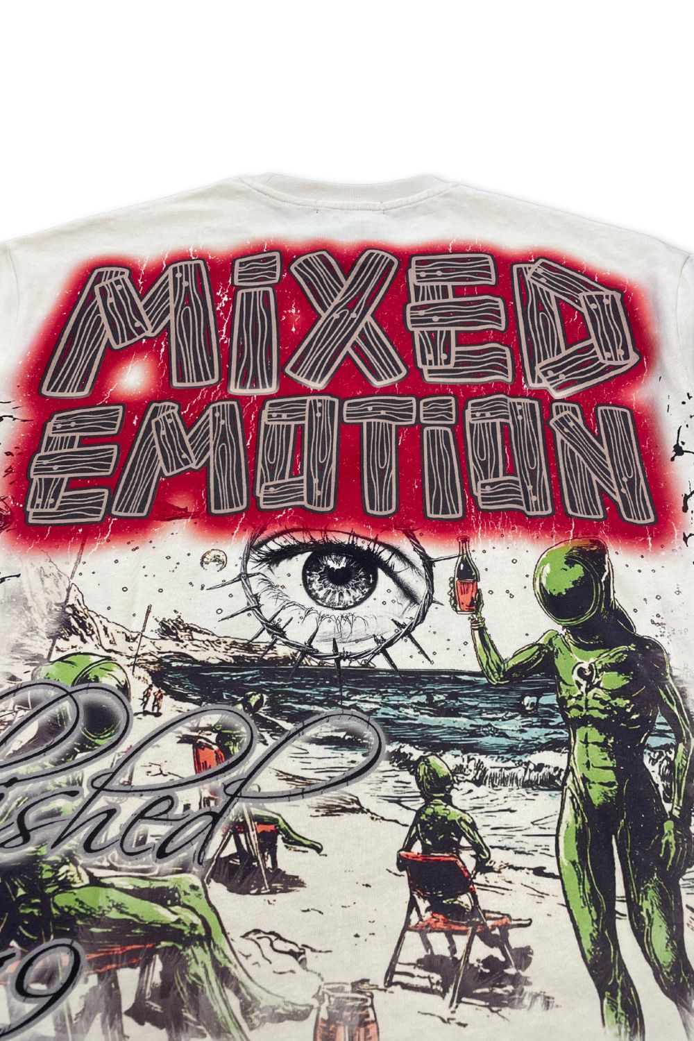 Mixed Emotions Art Club Long Sleeve Tee - Cream