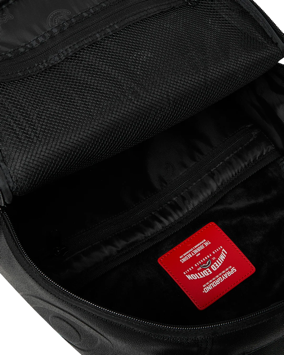 Sprayground- Gold Brick Drip Black Backpack