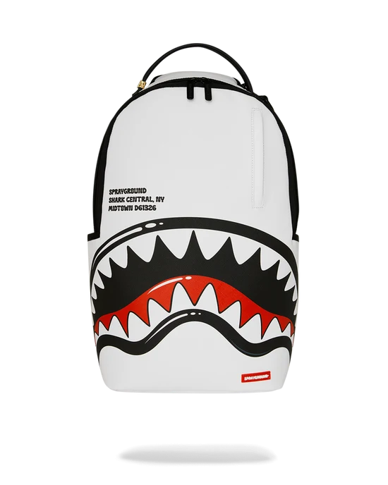 Sprayground - Shark Central Bubble Shark (Wht) Backpack