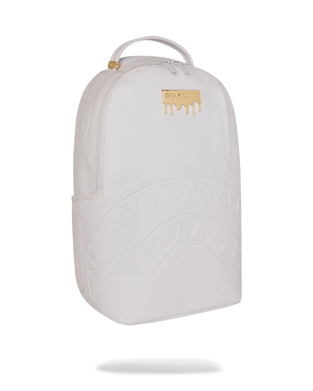 Sprayground- Gold Brick Luxe White Backpack