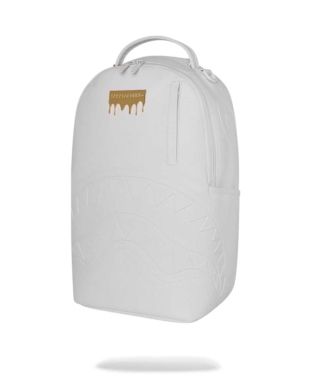 Sprayground- Gold Brick Luxe White Backpack