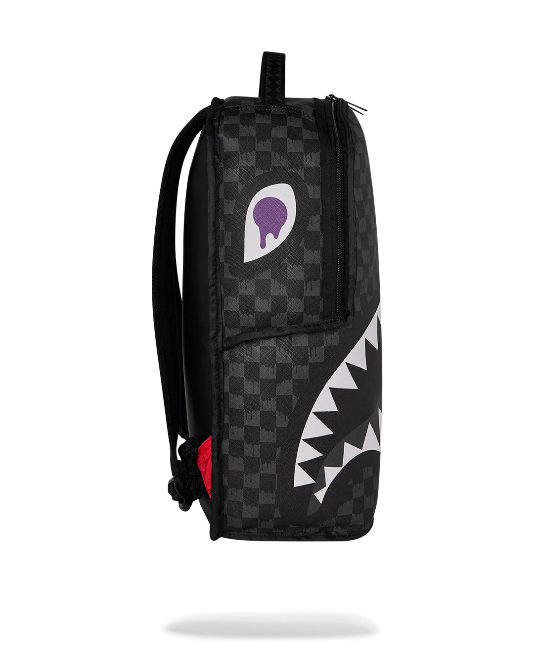 Sprayground- Reverse Mode - Purple Velour To Black Check Backpack