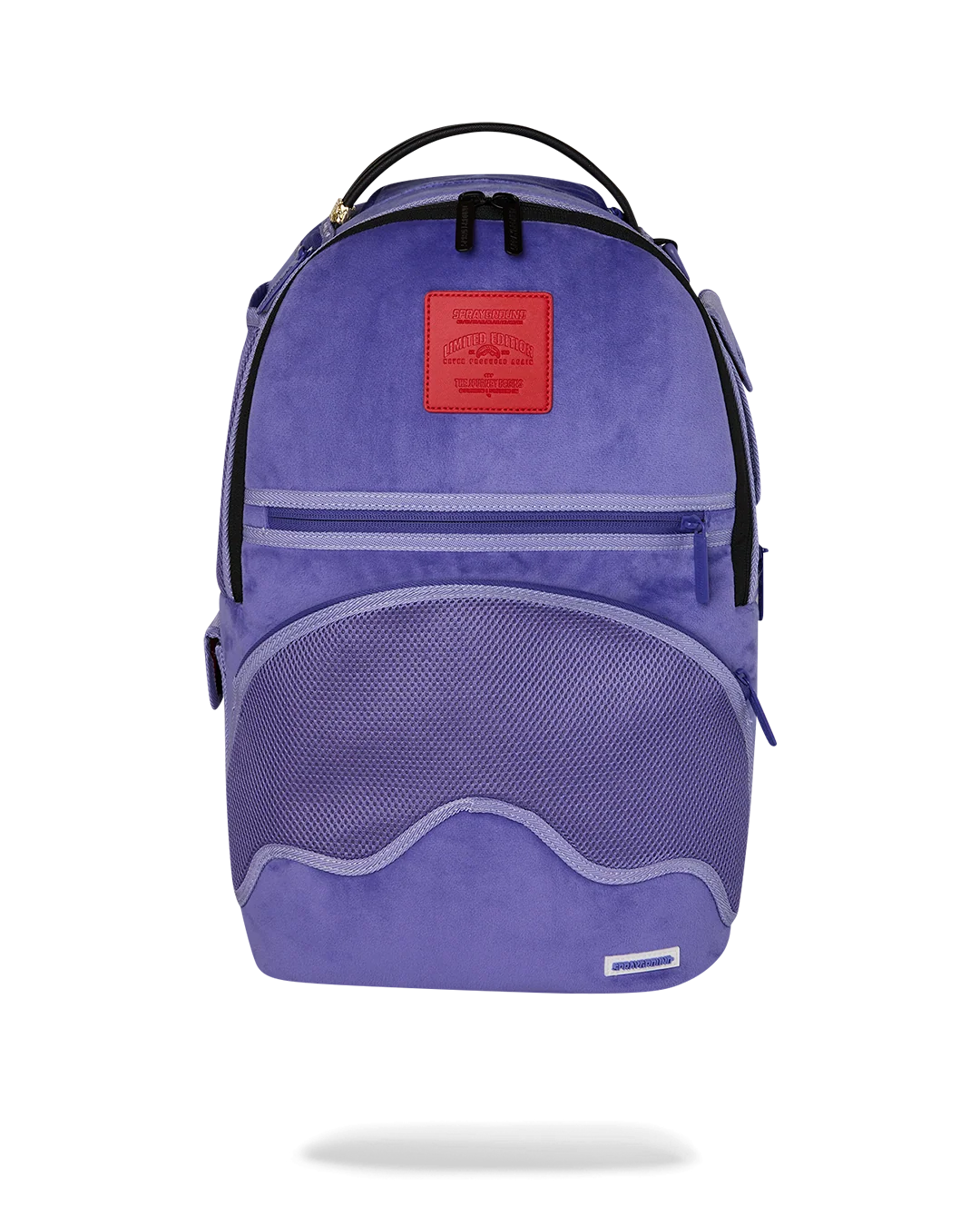 Sprayground- Reverse Mode - Purple Velour To Black Check Backpack