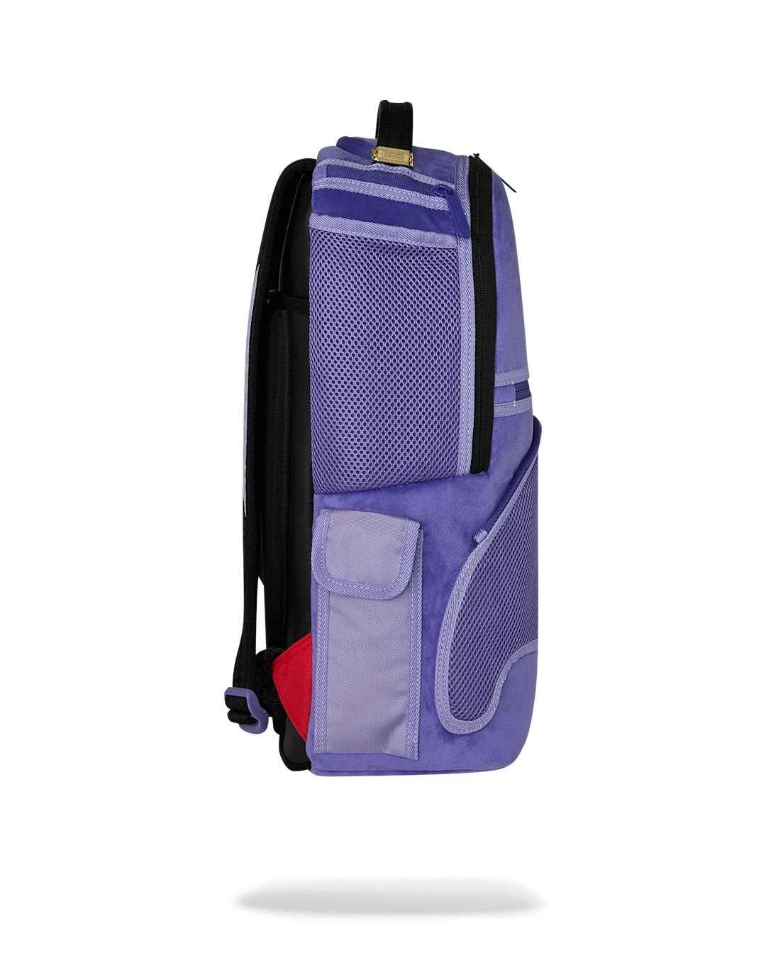 Sprayground- Reverse Mode - Purple Velour To Black Check Backpack
