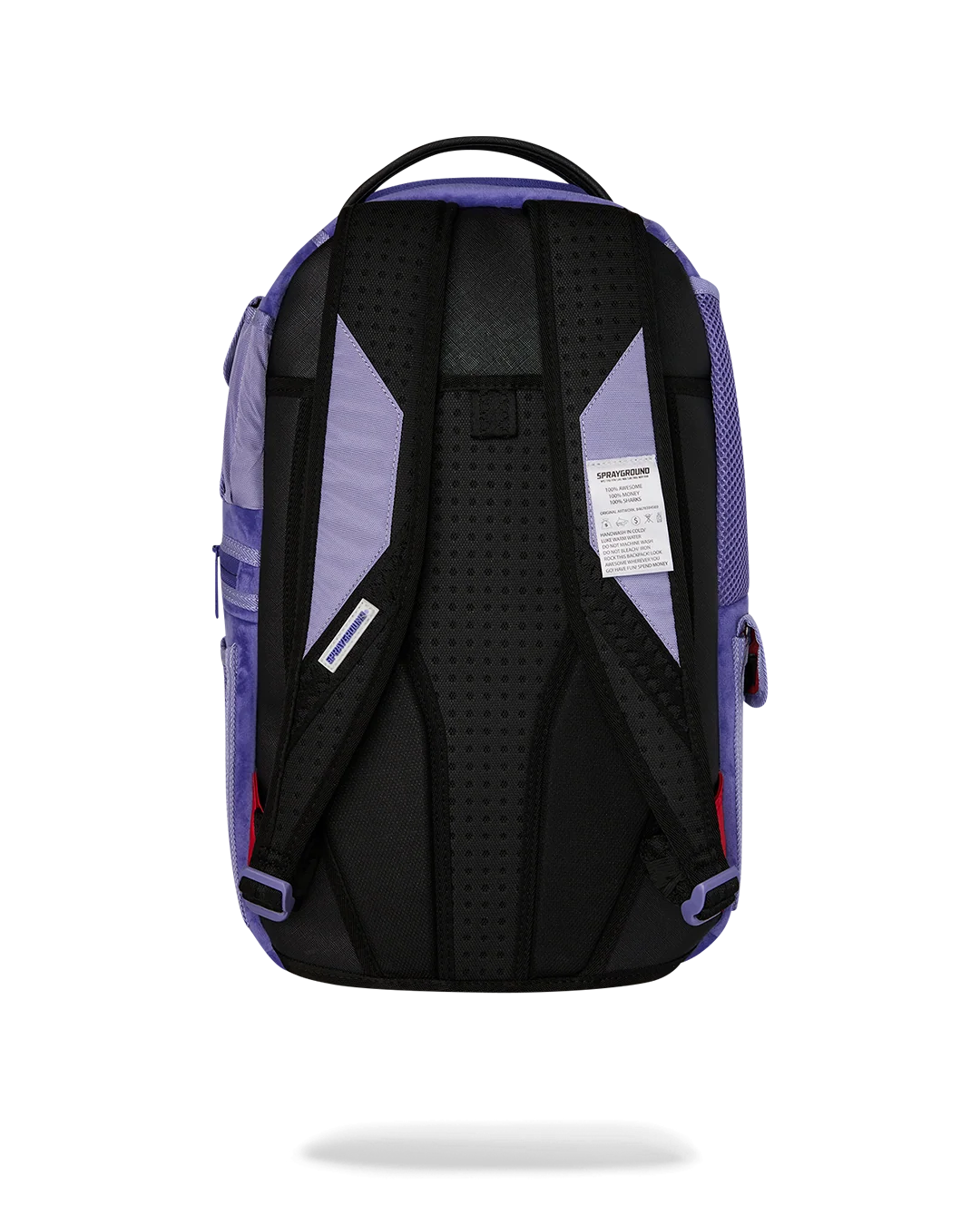 Sprayground- Reverse Mode - Purple Velour To Black Check Backpack