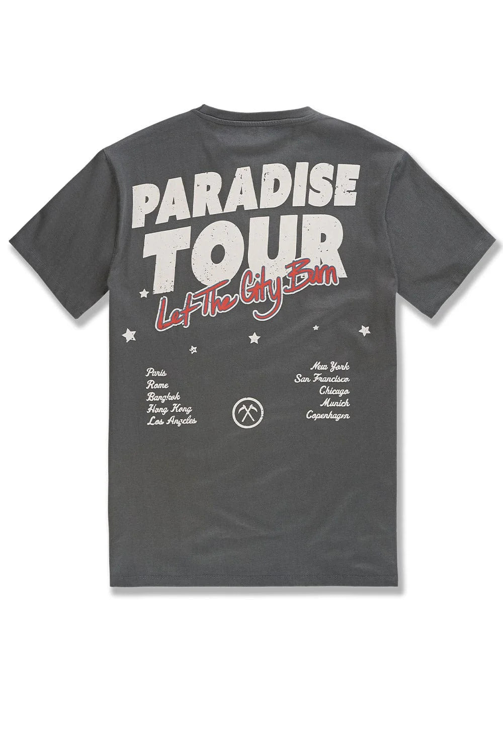 Jordan Craig -Paradise Tour T-Shirt -Charcoal