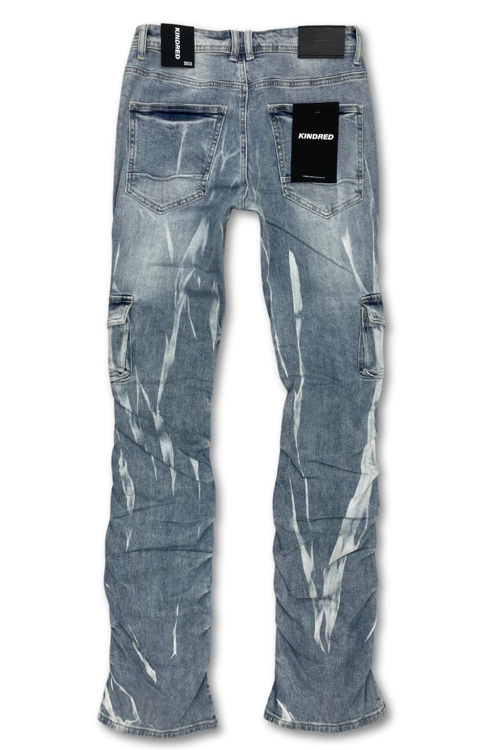Kindred Stacked Cargo Jeans- Alaska