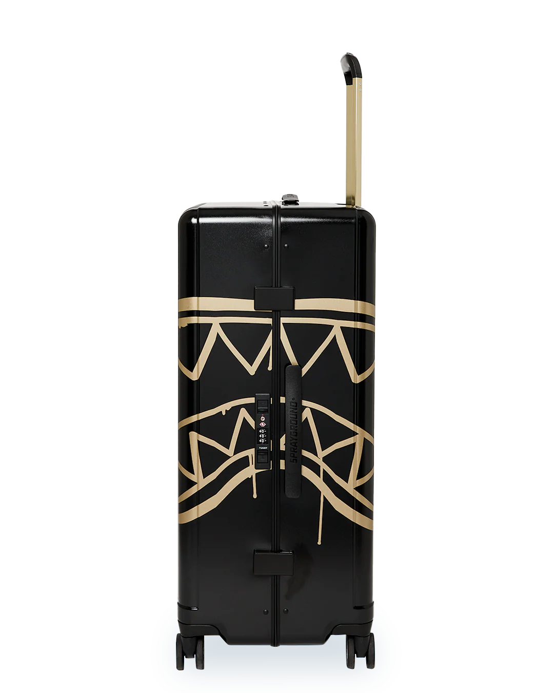 Sprayground - Gold Fang Full-Size Luggage