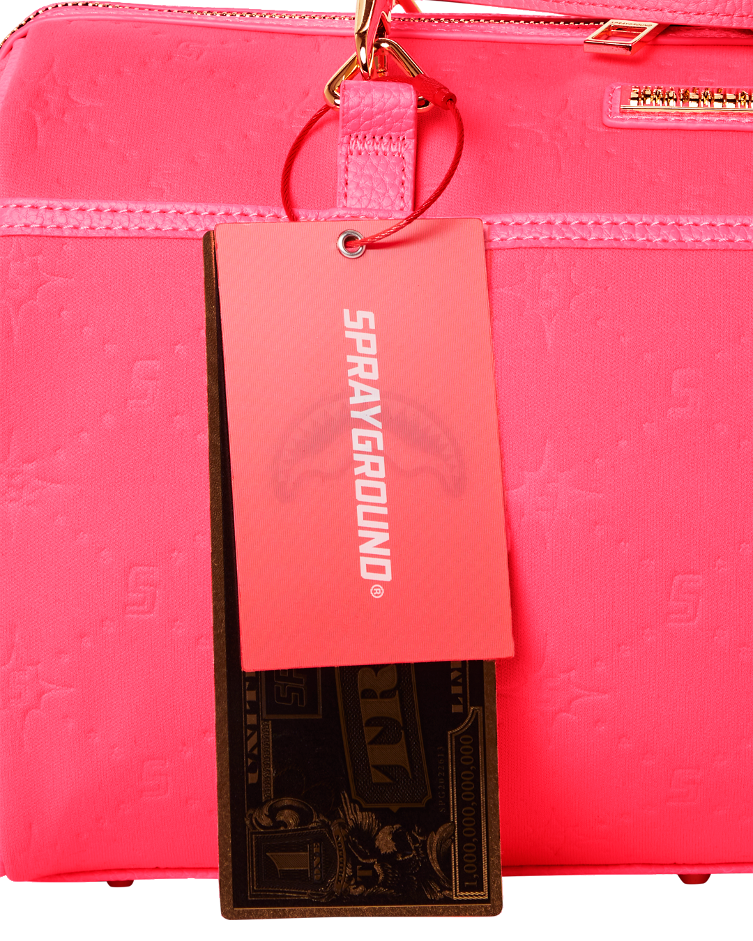 Sprayground Pink Mini Duffle Bag