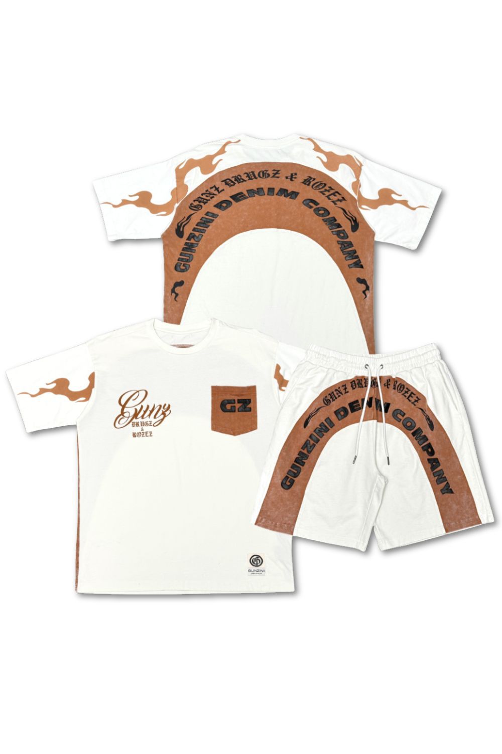 Gunzinii Rozez Shorts - Cream