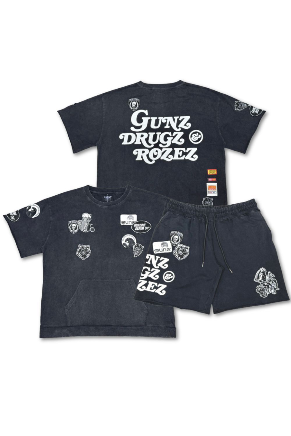 Gunzinii Rozez Shorts - Black
