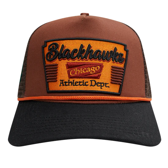 Pro Standard Chicago Blackhawks 2 Tone Trucker Hat - Brown