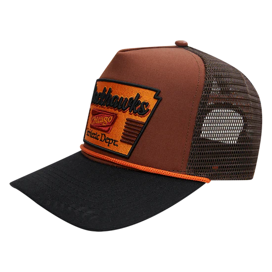 Pro Standard Chicago Blackhawks 2 Tone Trucker Hat - Brown