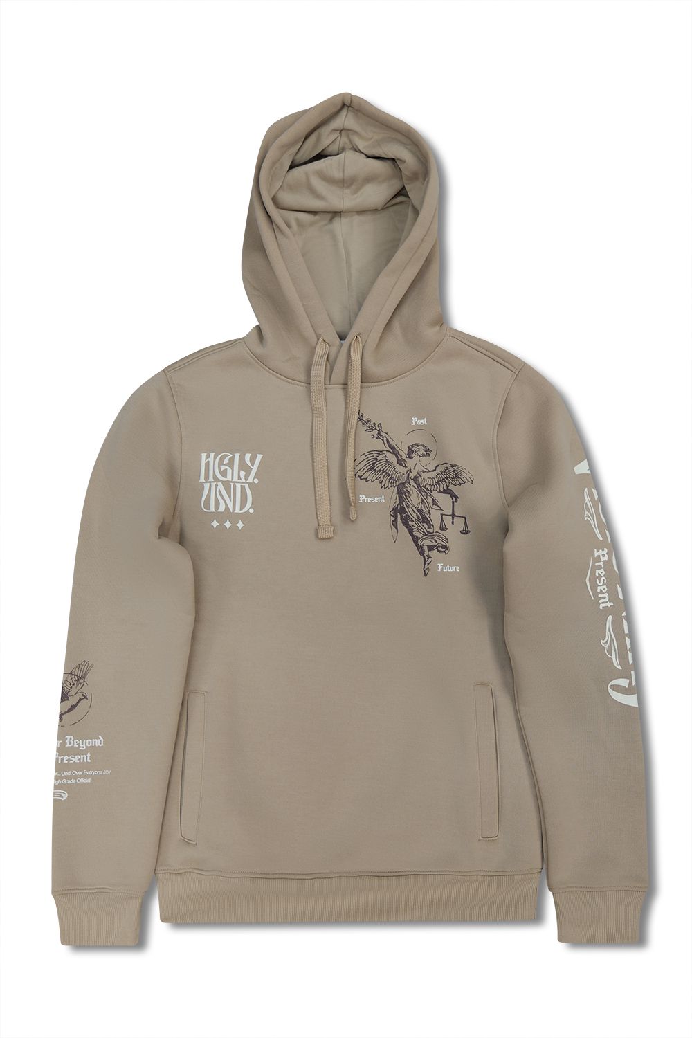 Highly Undrtd -Stacked Sweatsuit - Tan