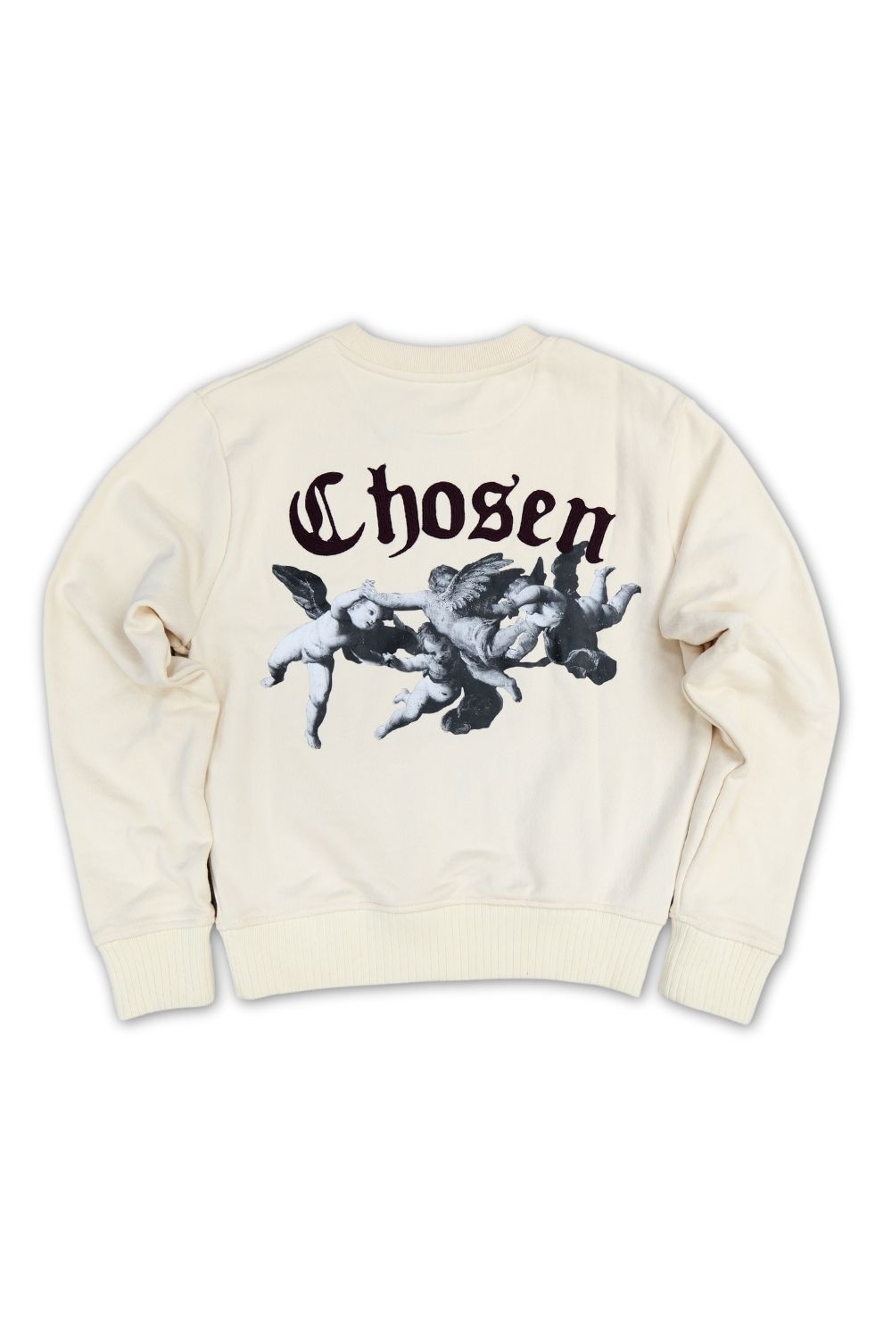 Chosen -The Angel of The Lord Crewneck Sweater - Bone