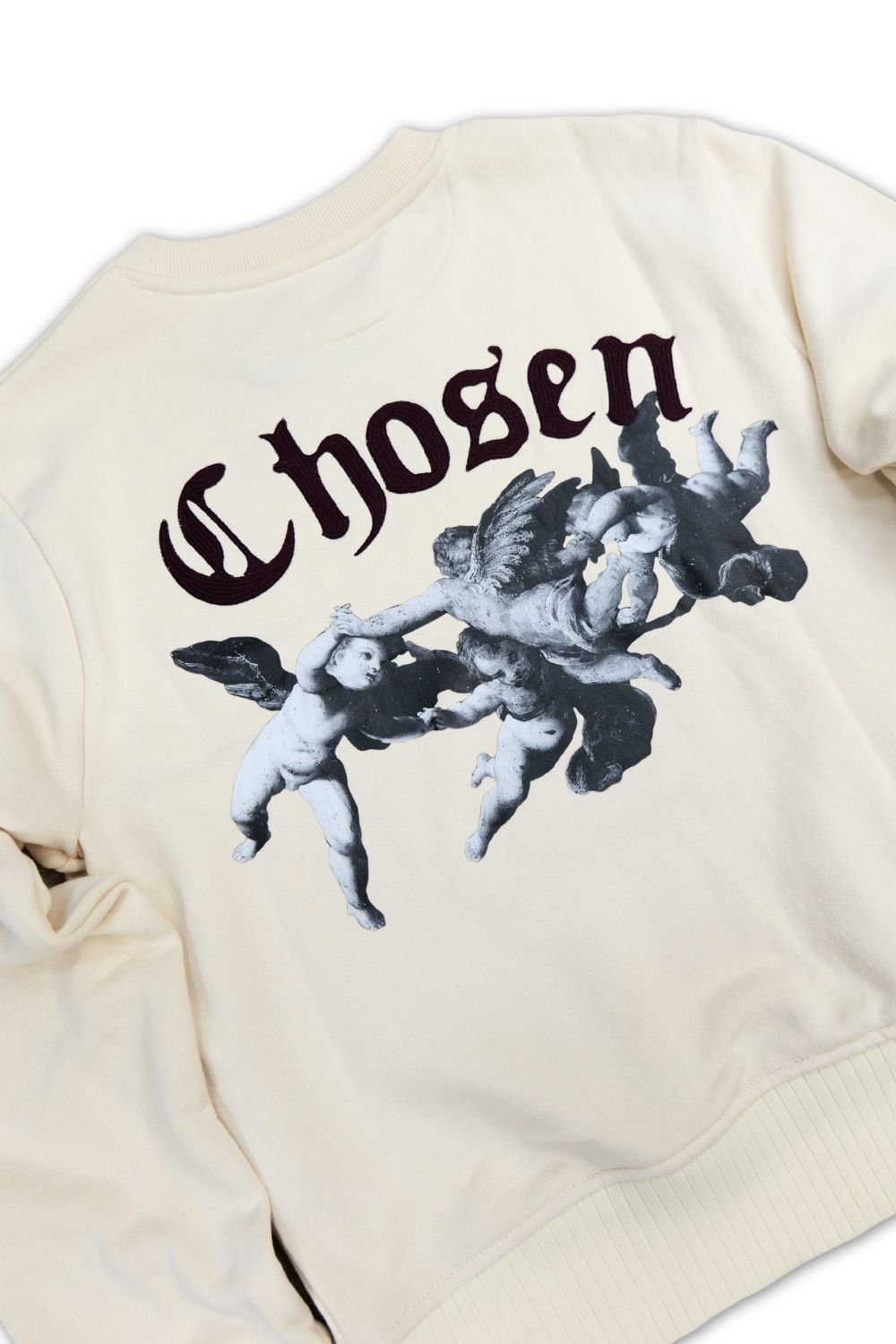 Chosen -The Angel of The Lord Crewneck Sweater - Bone