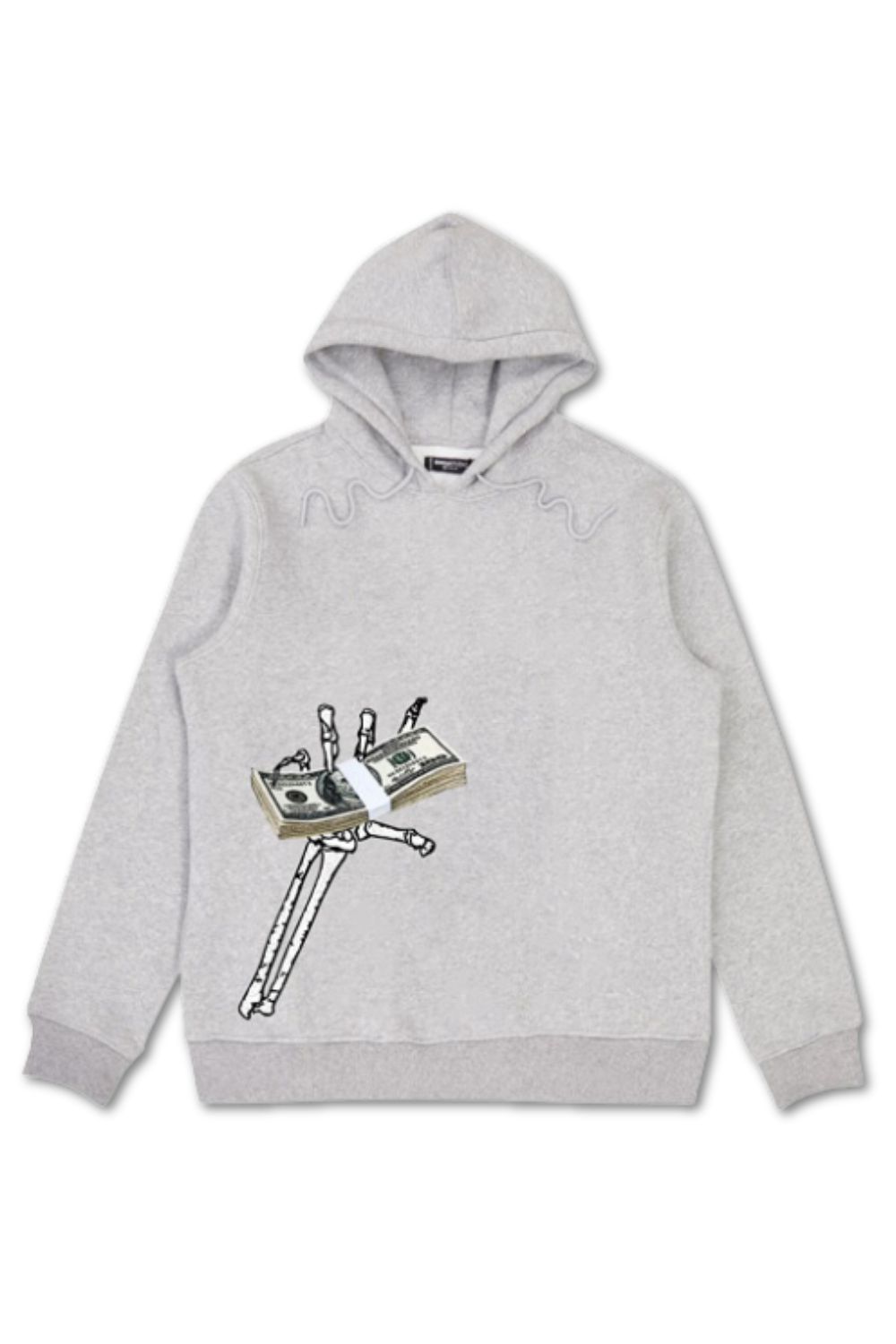 Roku Studio -Skeleton Money Hoodie - Grey