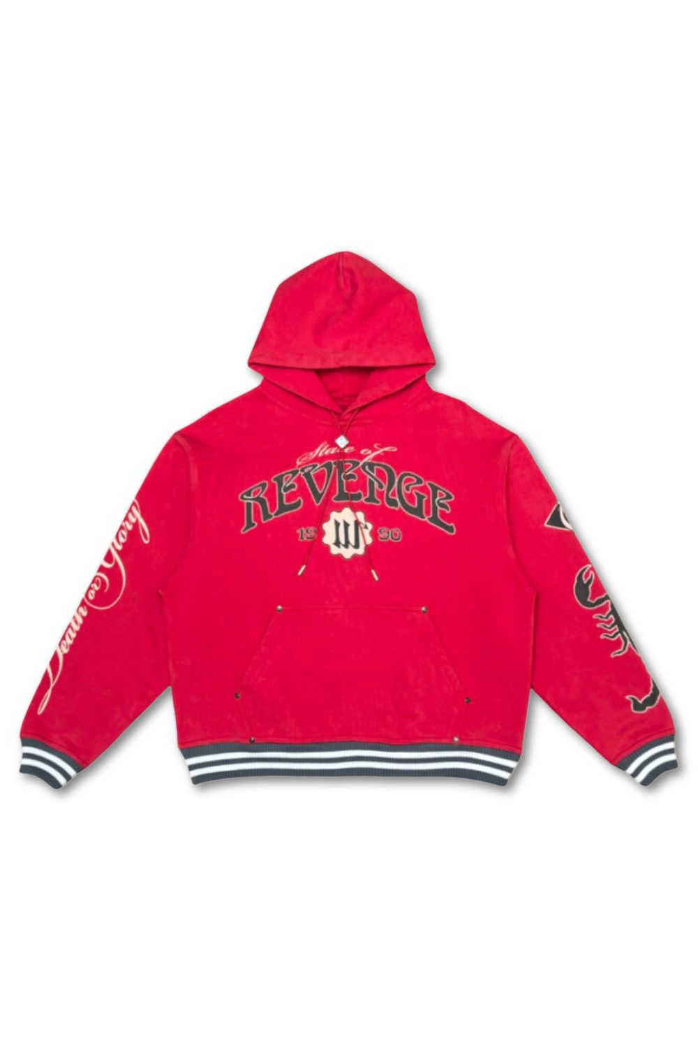 WrathBoy -State Of Revenge Hoodie-Red