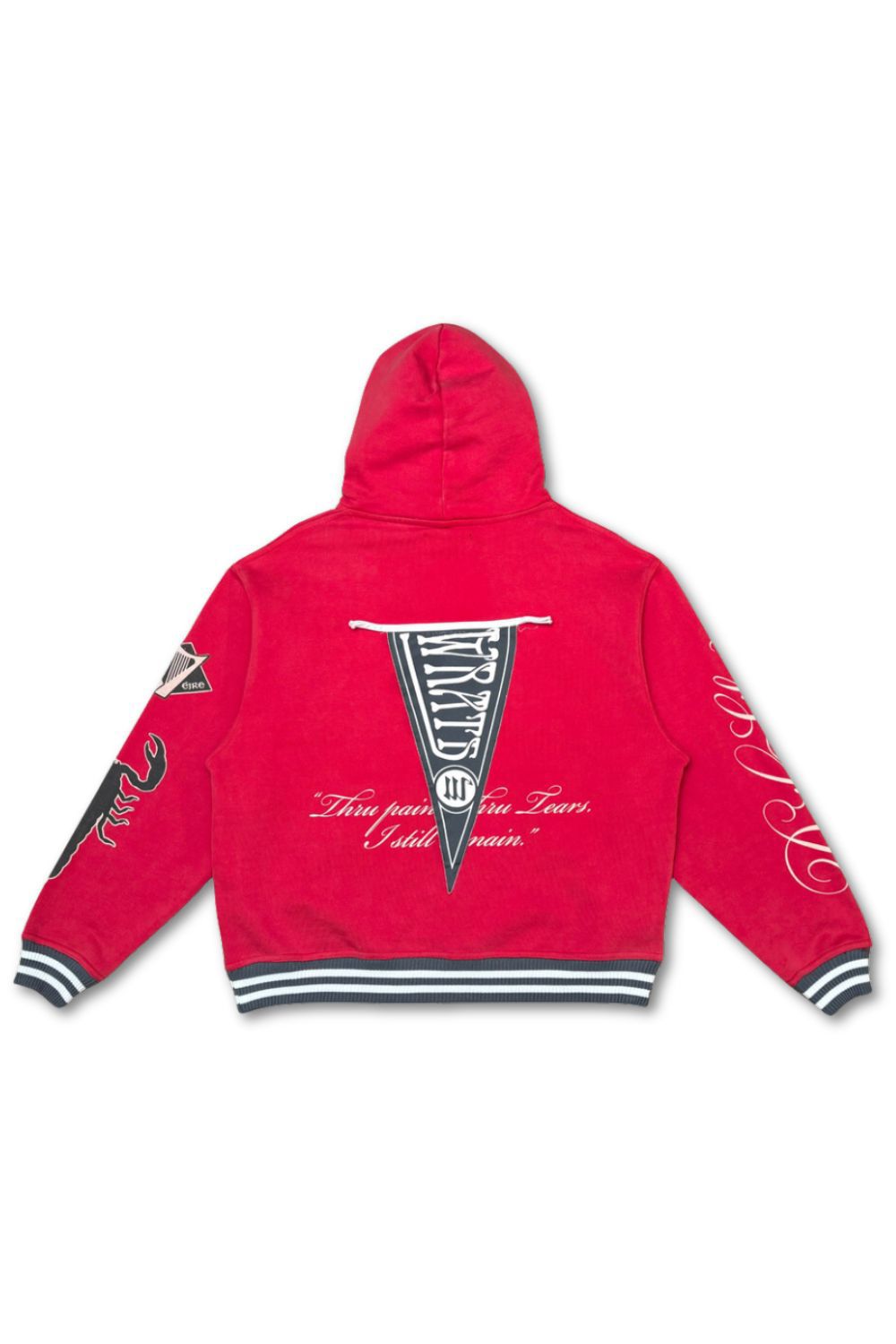 WrathBoy -State Of Revenge Hoodie-Red