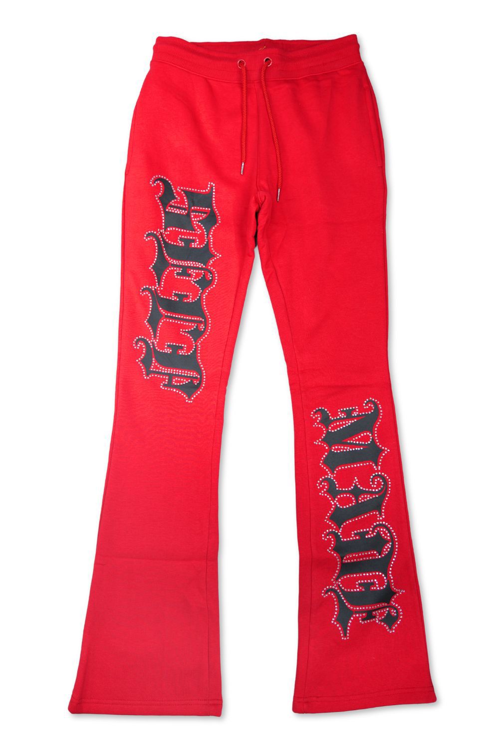 Focus -Self Made Stacked Sweatsuit - Red