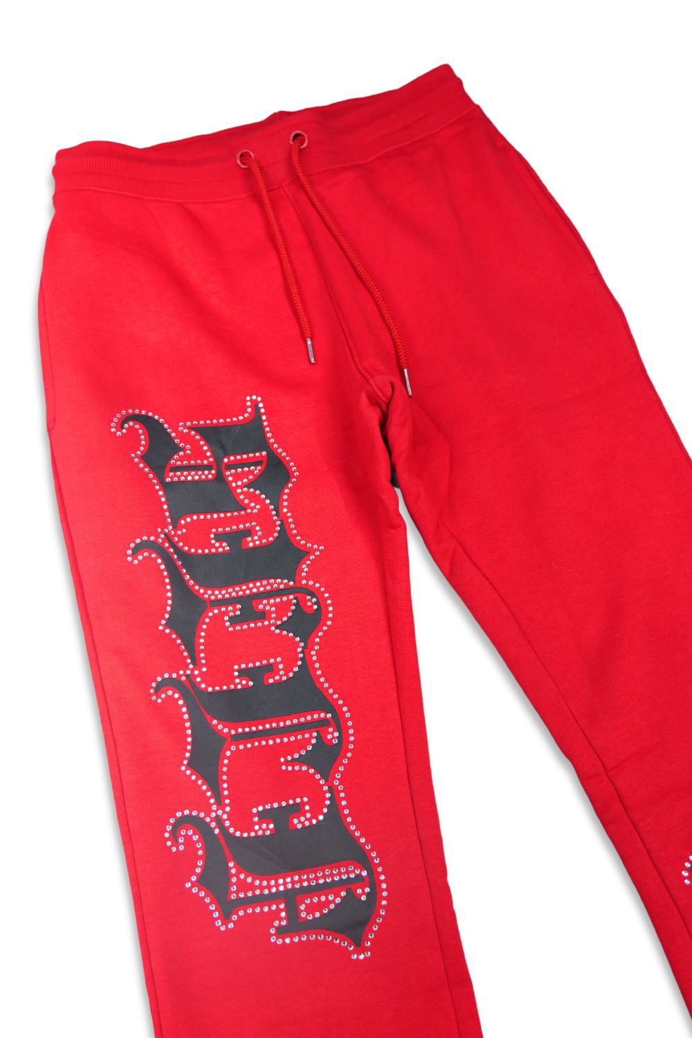 Focus -Self Made Stacked Sweatsuit - Red