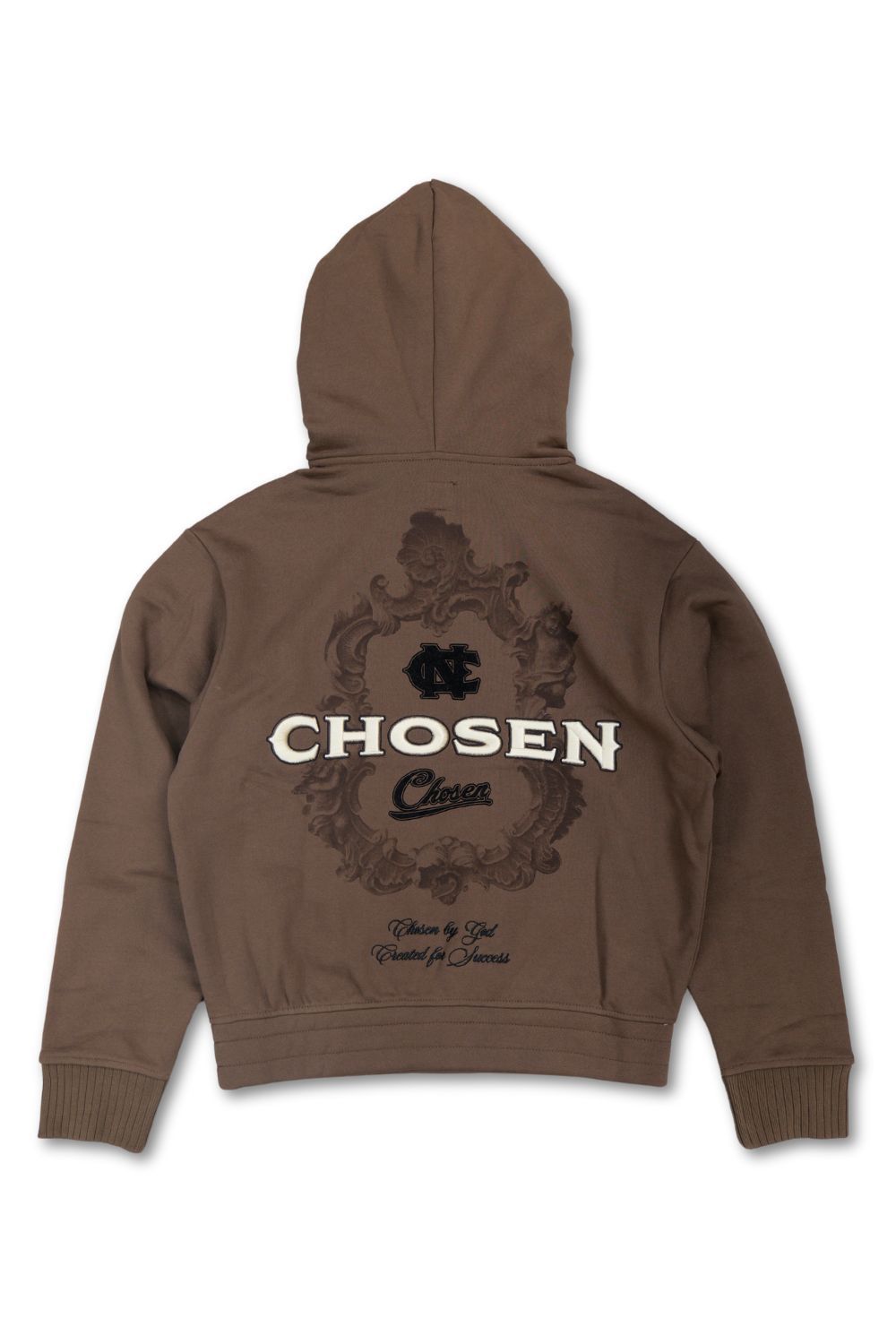 Chosen By God Pullover Hoodie - Brown