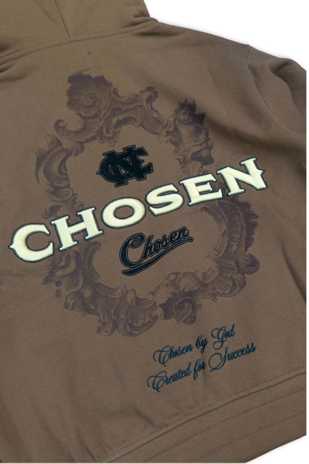 Chosen By God Pullover Hoodie - Brown