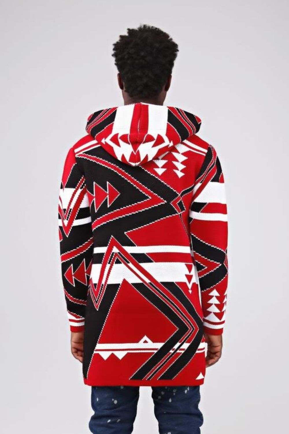 Black Pharaoh -Red Long Sweater