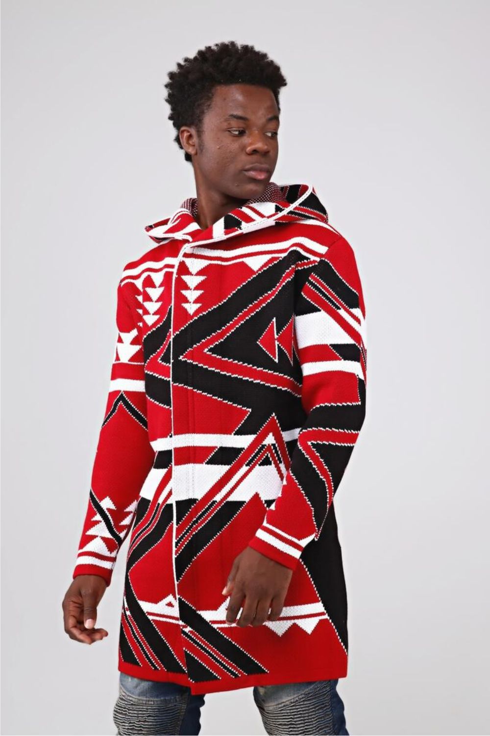 Black Pharaoh -Red Long Sweater