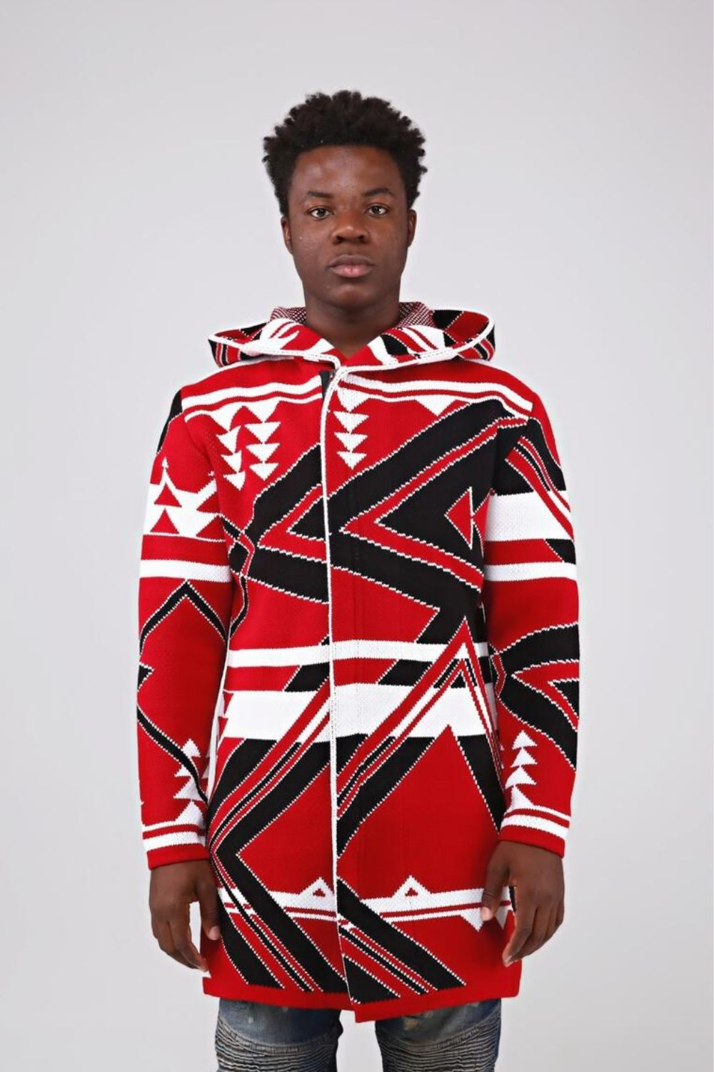 Black Pharaoh -Red Long Sweater