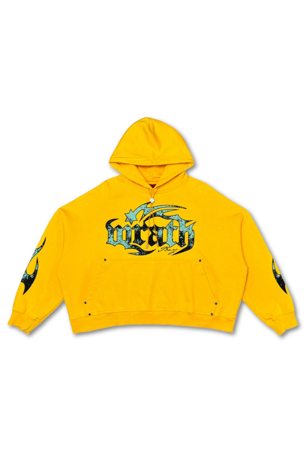 Wrathboy Hard To Kill Cropped Hoodie