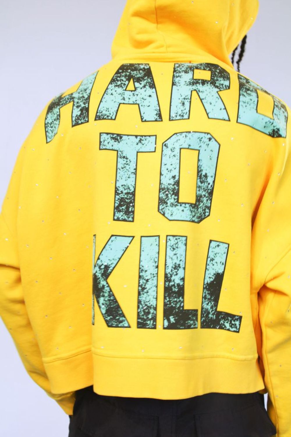 Wrathboy Hard To Kill Cropped Hoodie