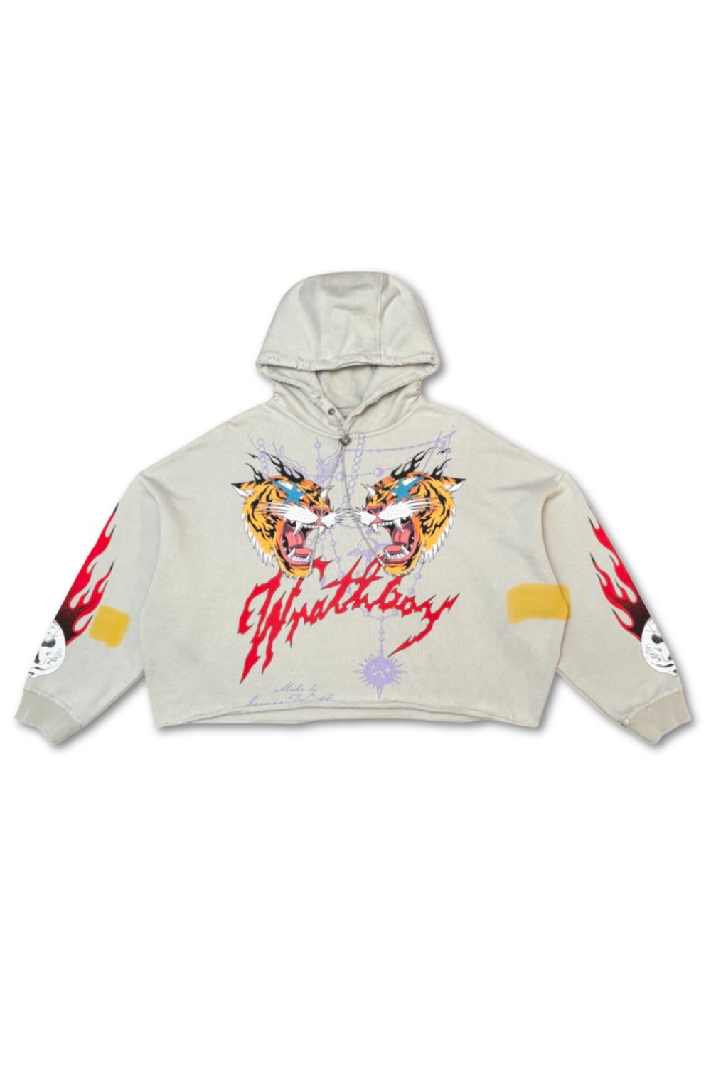 Wrathboy Chaos Cropped Hoodie