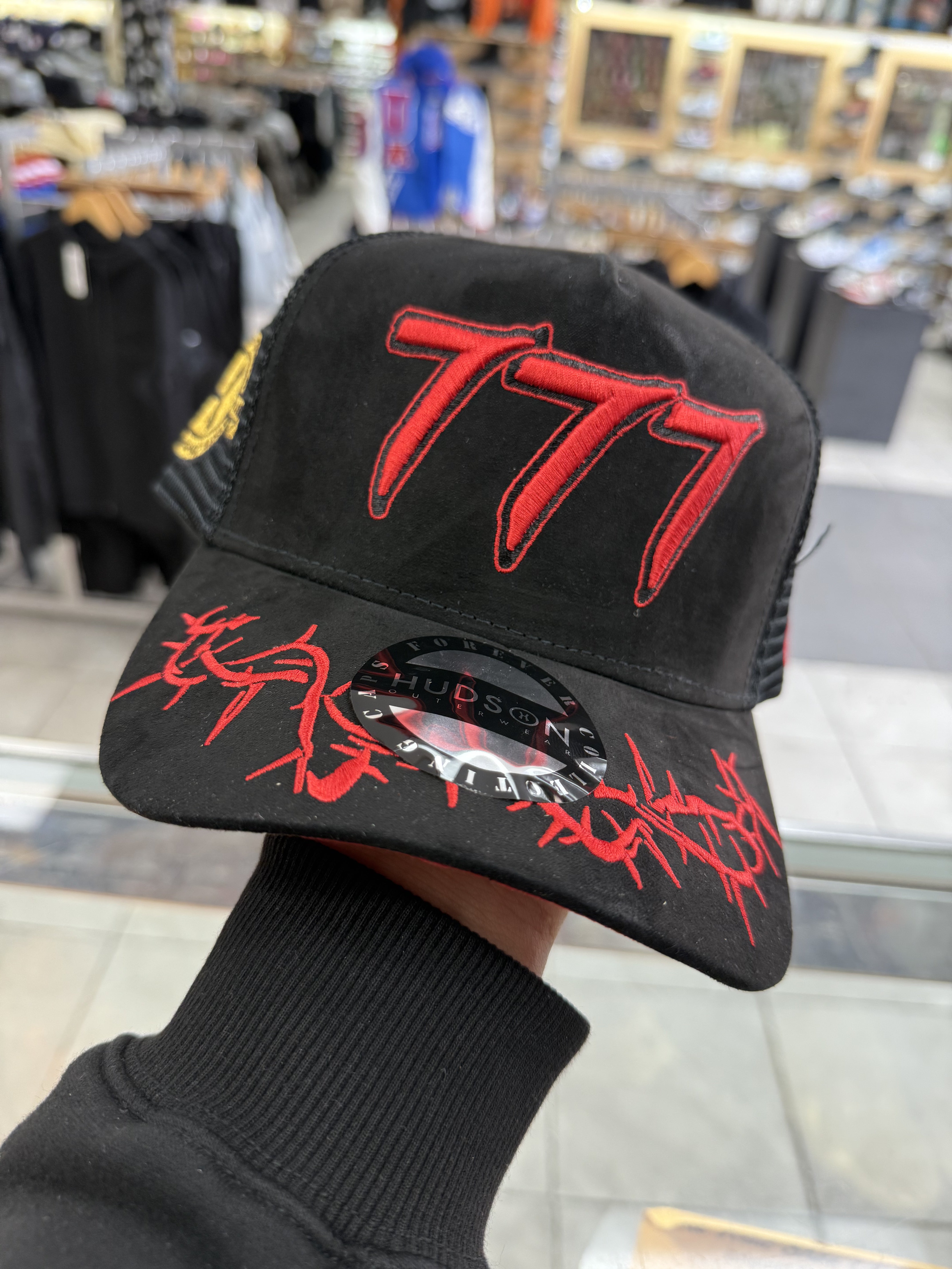 Hudson STR8 Drop Triple 7 Trucker Hat