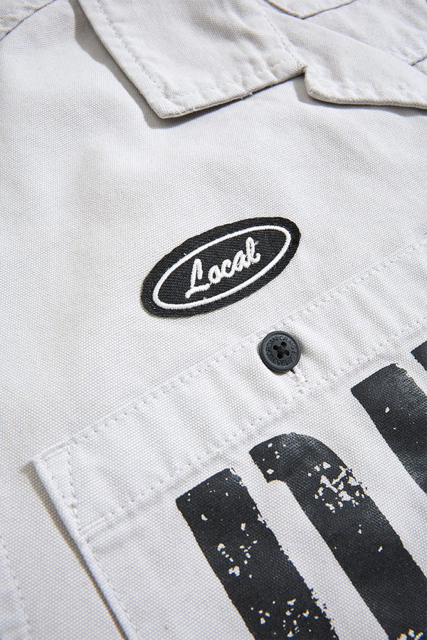 Jordan Craig - The Plug Work Shirt - Cement