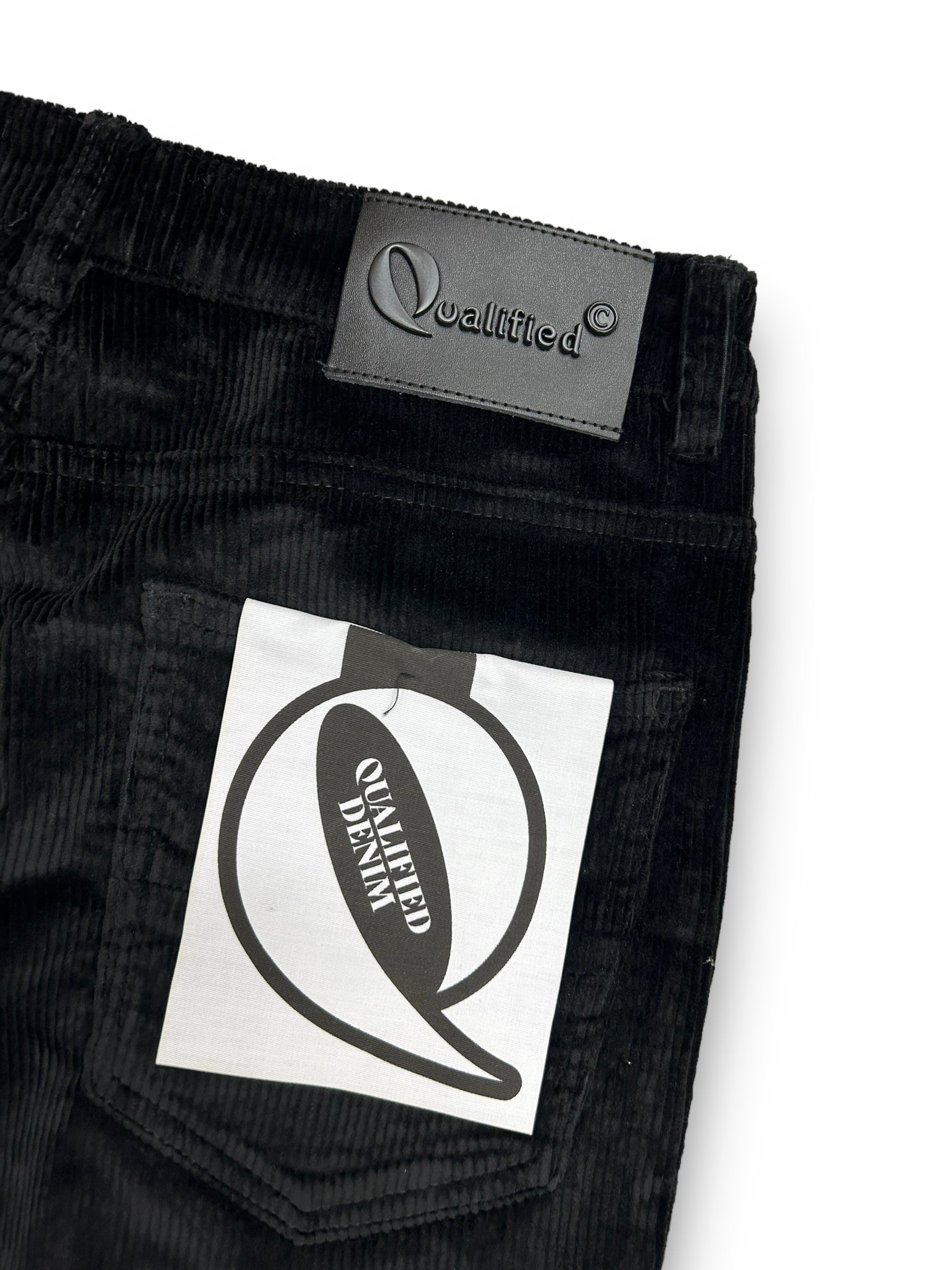 Qualified Denim Premium Slim Skinny Corduroy Cargo Pants