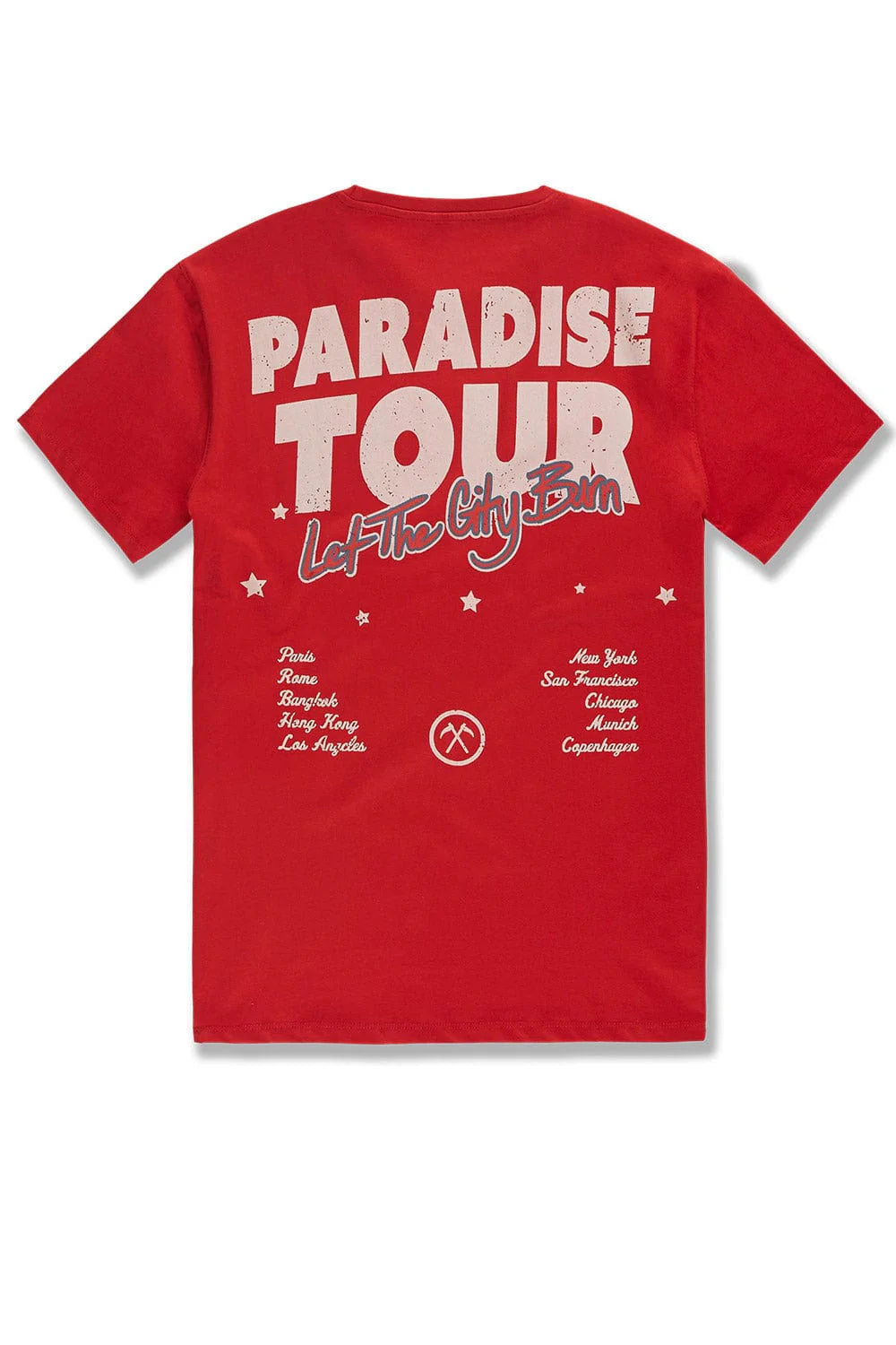 Jordan Craig -Paradise Tour T-Shirt -Red