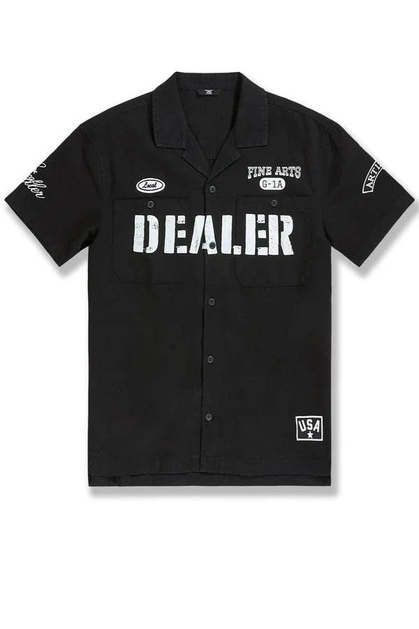 Jordan Craig - The Plug Work Shirt - Black